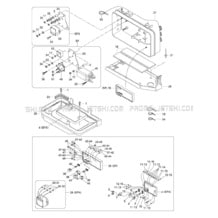 10- Electrical Box pour Sea-Doo 1997 SPX, 5834-5661, 1997