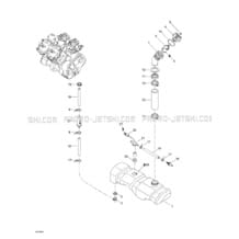 02- Oil Injection System pour Sea-Doo 1998 GSX Limited, 5629 5845, 1998