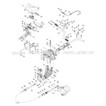 07- Steering System pour Sea-Doo 1998 GSX Limited, 5629 5845, 1998