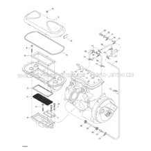 02- Air Intake System pour Sea-Doo 1998 GTX RFI, 5666 5843,  1998