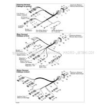 10- Electrical Harness pour Sea-Doo 1998 GTX RFI, 5666 5843,  1998