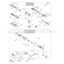 10- Typical Electrical Connections pour Seadoo 1998 GTX RFI, 5666 5843,  1998