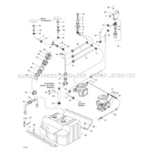 02- Fuel System pour Sea-Doo 2000 GTX, 5653 5669 5544 5545, 2000