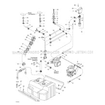 02- Fuel System pour Seadoo 2000 GTX, 5653 5669 5544 5545, 2000