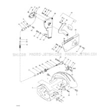 05- Reverse pour Seadoo 2000 GTX, 5653 5669 5544 5545, 2000