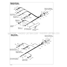 10- Electrical Harness pour Sea-Doo 2000 GTX, 5653 5669 5544 5545, 2000