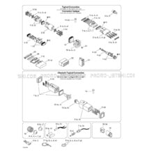 10- Typical Electrical Connections pour Seadoo 2000 GTX, 5653 5669 5544 5545, 2000