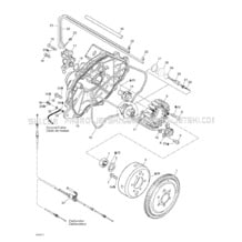 03- Magneto, Oil Pump pour Sea-Doo 2000 RX, 5513 5514, 2000