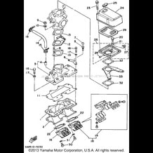 INTAKE pour Yamaha 1995 WaveRunner WAVE RUNNER III - WRA650T - 1995