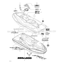 09- Decals pour Seadoo 2000 RX, 5513 5514, 2000