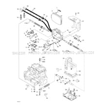 10- Rear Electrical Box pour Sea-Doo 2000 RX, 5513 5514, 2000
