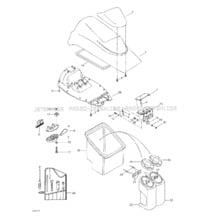 09- Front Storage Compartment pour Seadoo 2001 GS, 5548, 2001