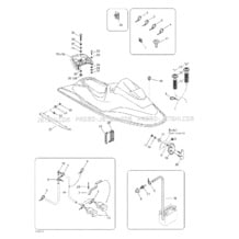 09- Body, Front View pour Seadoo 2001 GS, 5548, 2001