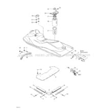 09- Body, Rear View pour Seadoo 2001 GS, 5548, 2001