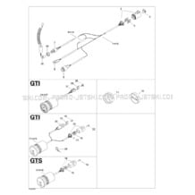 10- Electrical Accessories pour Seadoo 2001 GTI, 5522 5523, 2001