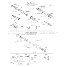 10- Typical Electrical Connections pour Seadoo 2001 GTI, 5522 5523, 2001