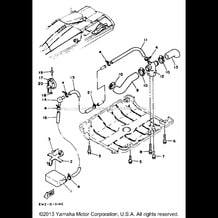 HULL - DECK 3 pour Yamaha 1990 WaveRunner SUPER JET - SJ650D - 1990