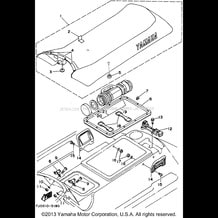 SEAT pour Yamaha 1995 WaveRunner WAVE RUNNER III 650 (WRA650T) 1995