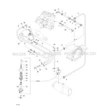 01- Cooling System pour Seadoo 2001 RX, 5532 5533 5542 5543, 2001