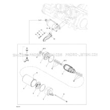 04- Starter pour Sea-Doo 2001 RX, 5532 5533 5542 5543, 2001