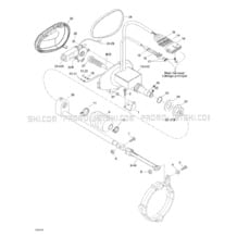05- Trim pour Sea-Doo 2001 RX, 5532 5533 5542 5543, 2001