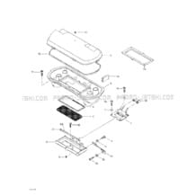 02- Air Intake System pour Seadoo 2002 GTI, 5558 5559 6116, 2002