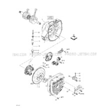 03- Magneto pour Seadoo 2002 GTI, 5558 5559 6116, 2002