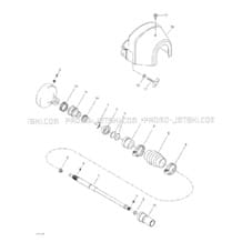 05- Drive System pour Sea-Doo 2002 GTI, 5558 5559 6116, 2002