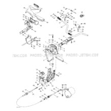 07- Steering System pour Sea-Doo 2002 GTI, 5558 5559 6116, 2002