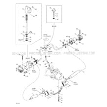 07- Off Power Assisted Steering pour Seadoo 2002 GTI, 5558 5559 6116, 2002