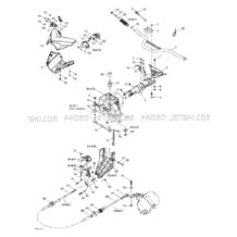 07- Steering System pour Seadoo 2002 GTX DI, 5563 5564 5595 5596, 2002