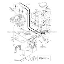 10- Rear Electrical Box pour Seadoo 2002 GTX DI, 5563 5564 5595 5596, 2002