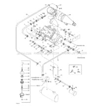 01- Cooling System pour Seadoo 2002 GTX RFI, 5566 5565, 2002
