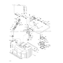 02- Fuel System pour Sea-Doo 2002 GTX RFI, 5566 5565, 2002