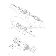 04- Starter pour Seadoo 2002 GTX RFI, 5566 5565, 2002