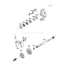 Drive Shaft pour Kawasaki 1988 650 SX