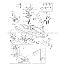 09- Body, Front View pour Seadoo 2002 GTX, 5587 5588, 2002