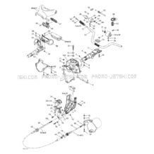 07- Steering System pour Seadoo 2002 RX DI, 5586 5591 5592, 2002