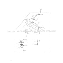 09- Seat pour Seadoo 2002 RX DI, 5586 5591 5592, 2002