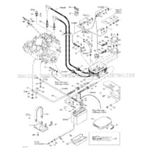 10- Rear Electrical Box pour Seadoo 2002 RX DI, 5586 5591 5592, 2002