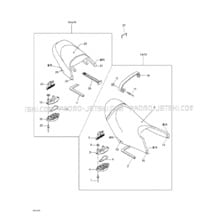 09- Seat pour Seadoo 2003 GTX 4-TEC, 2003