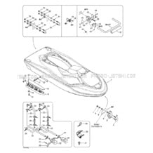 09- Hull pour Seadoo 2003 GTX 4-TEC, 2003