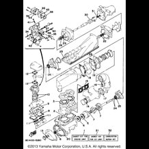 GASKET KIT pour Yamaha 1995 WaveRunner WAVE RUNNER III GP 700 (WRA700T) 1995