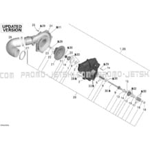 01- Supercharger pour Seadoo 2003 GTX 4-TEC, Supercharged, 2003