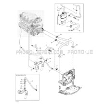 01- Cooling System pour Seadoo 2003 GTX 4-TEC, Supercharged, 2003