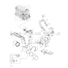 01- Muffler pour Sea-Doo 2003 GTX 4-TEC, Supercharged, 2003