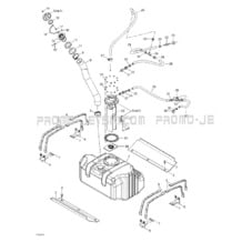 02- Fuel System pour Sea-Doo 2003 GTX 4-TEC, Supercharged, 2003