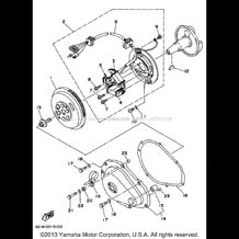 GENERATOR pour Yamaha 1995 WaveRunner WAVE RUNNER III GP - WRA700T - 1995