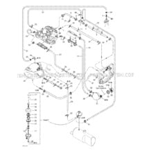 01- Cooling System pour Sea-Doo 2003 GTX DI, 6118 6119, 2003