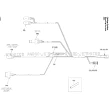 10- Steering Harness (LE) pour Sea-Doo 2004 GTI LE RFI, 2004